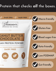 Vegan Peanut Butter Chocolate Protein Powder