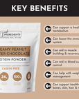 Creamy Peanut Butter Chocolate Protein Powder