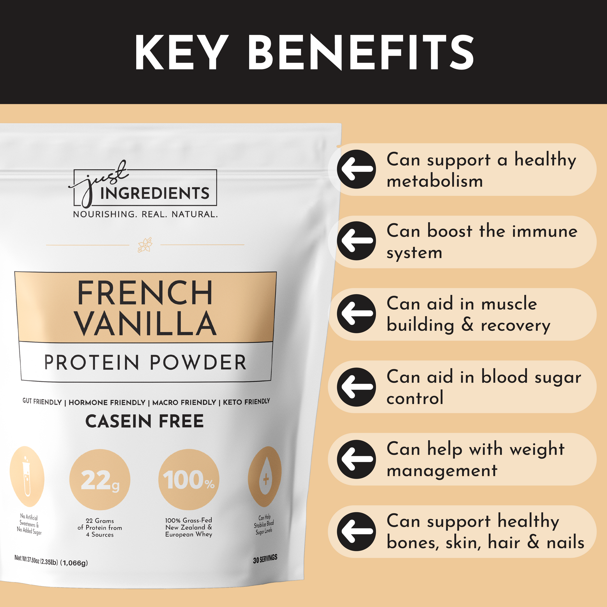 French Vanilla Protein Powder