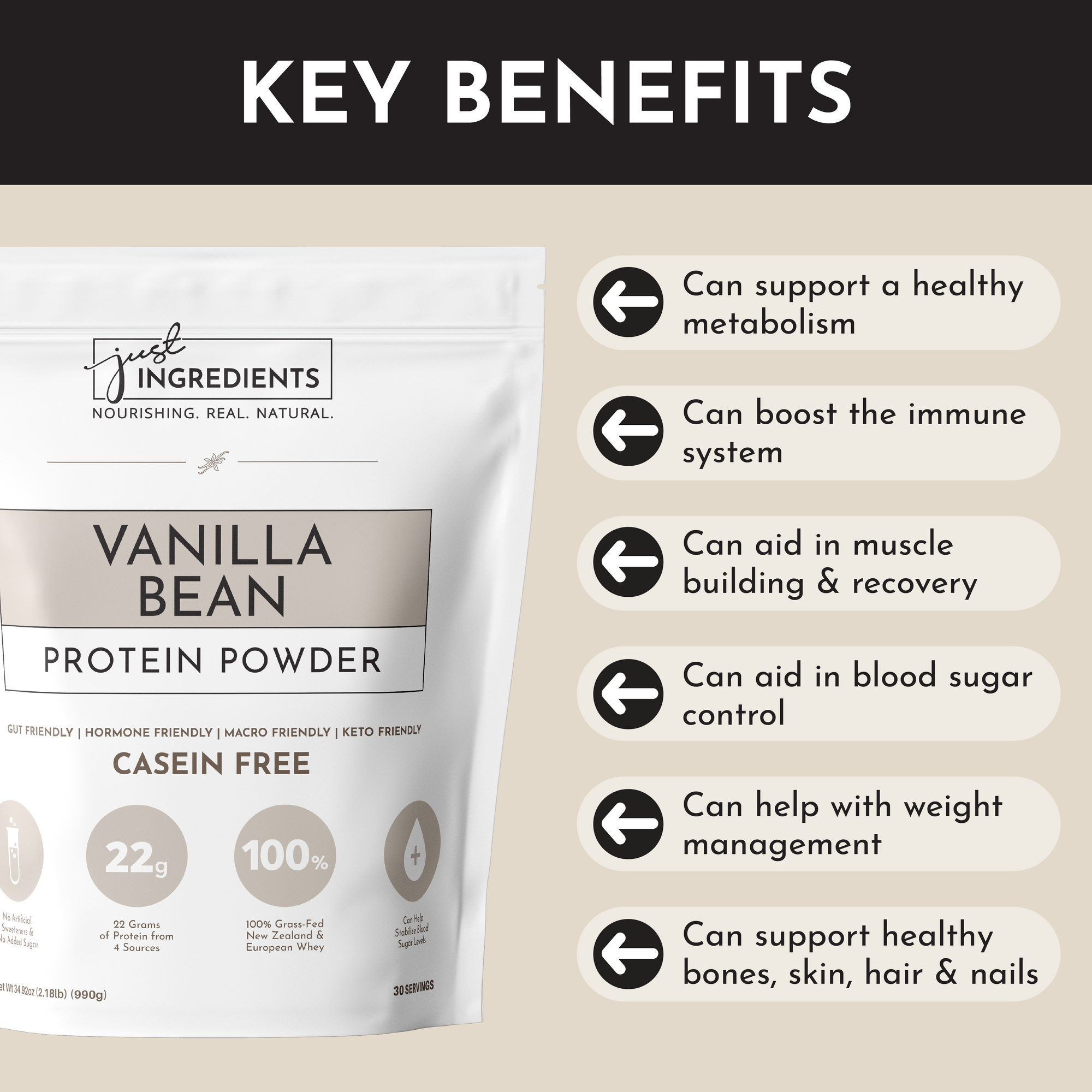 Vanilla Bean Protein Powder