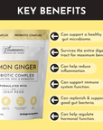 Lemon Ginger 3-In-1 Probiotic Complex