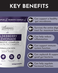 Elderberry Lemonade 3-In-1 Probiotic Complex