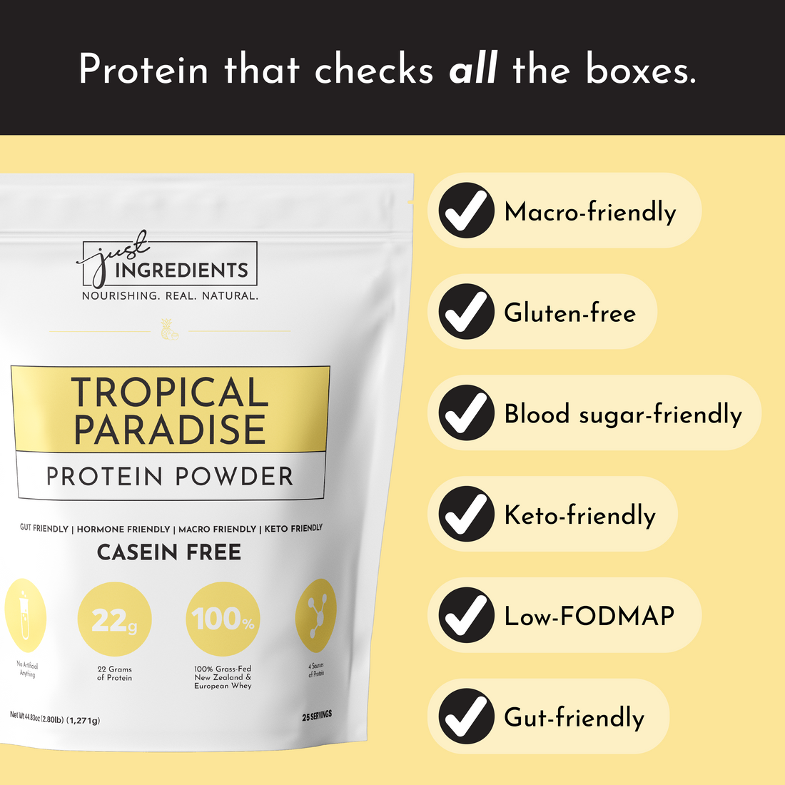 Seasonal Tropical Paradise Protein Powder