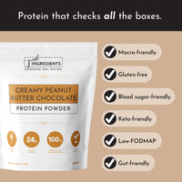 Creamy Peanut Butter Chocolate Protein Powder