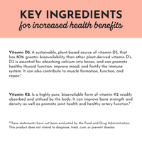 Vitamin D3 and K2