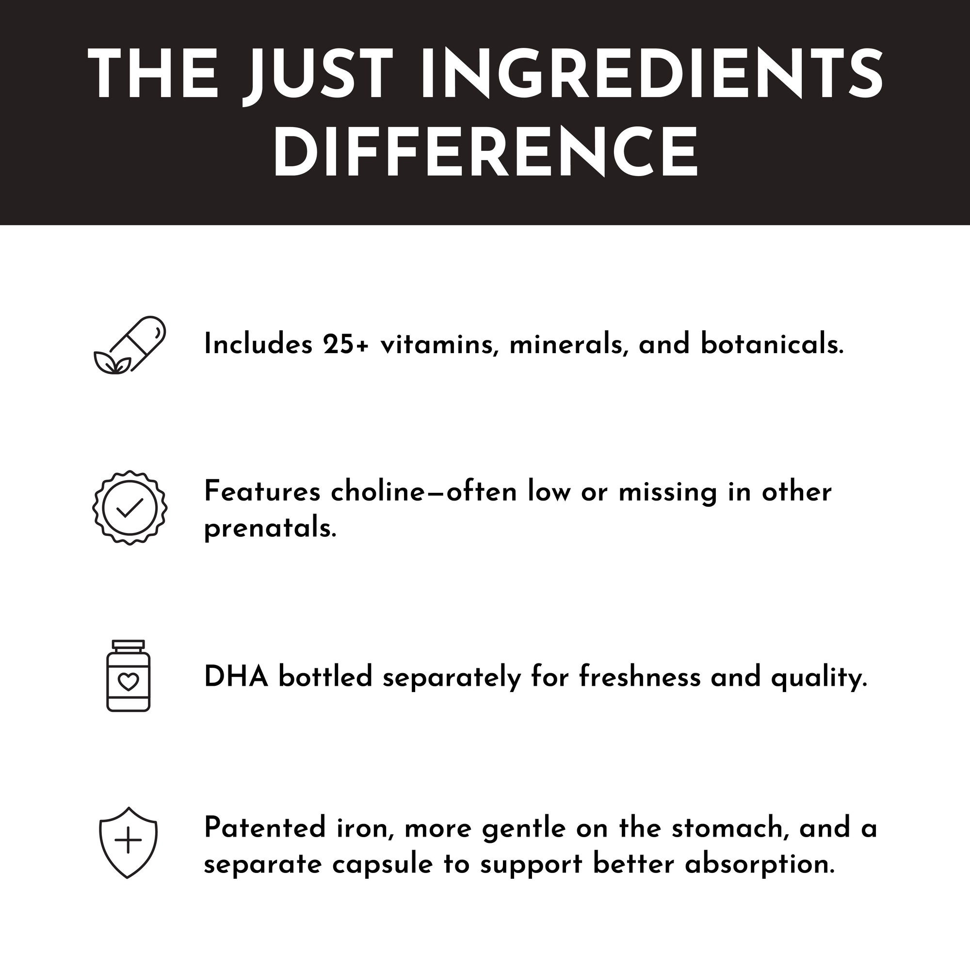 Prenatal &amp; Postnatal + DHA + Iron