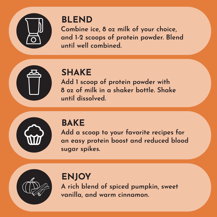 Seasonal Pumpkin Spice Protein Powder