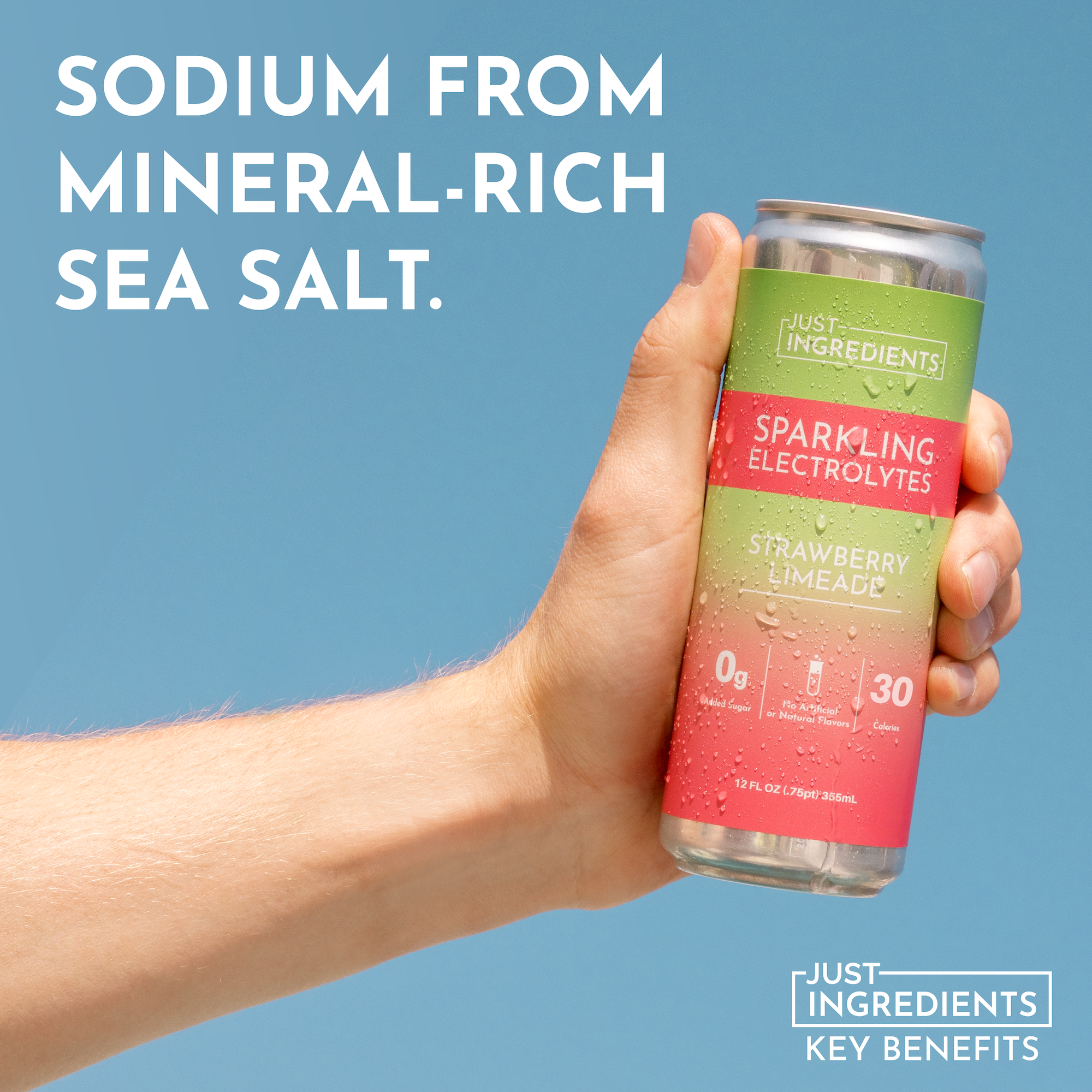 Strawberry Limeade Sparkling Electrolytes (8 pack)