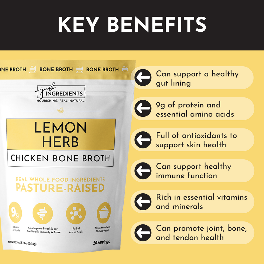 Lemon Herb Bone Broth