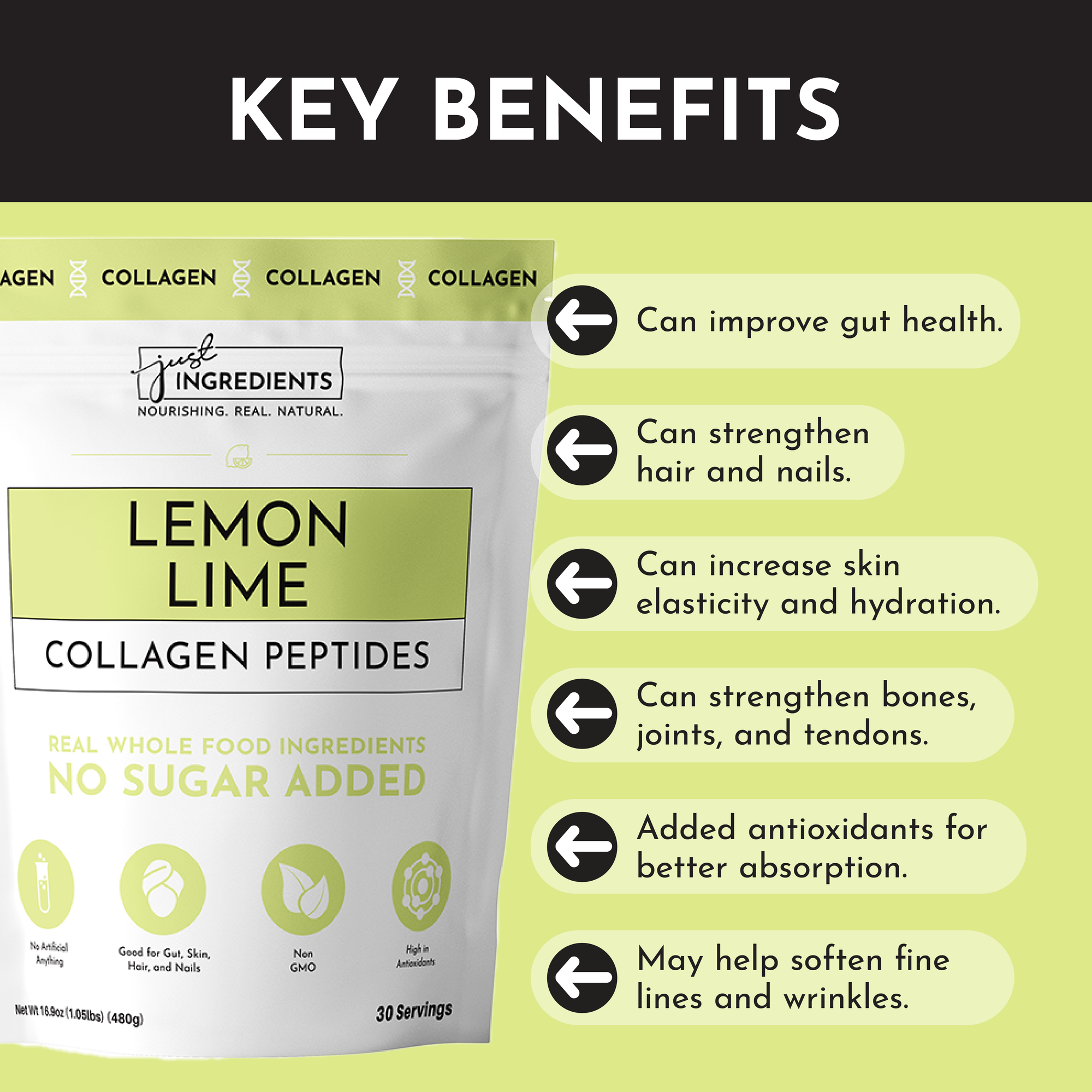 Lemon Lime Collagen Peptides