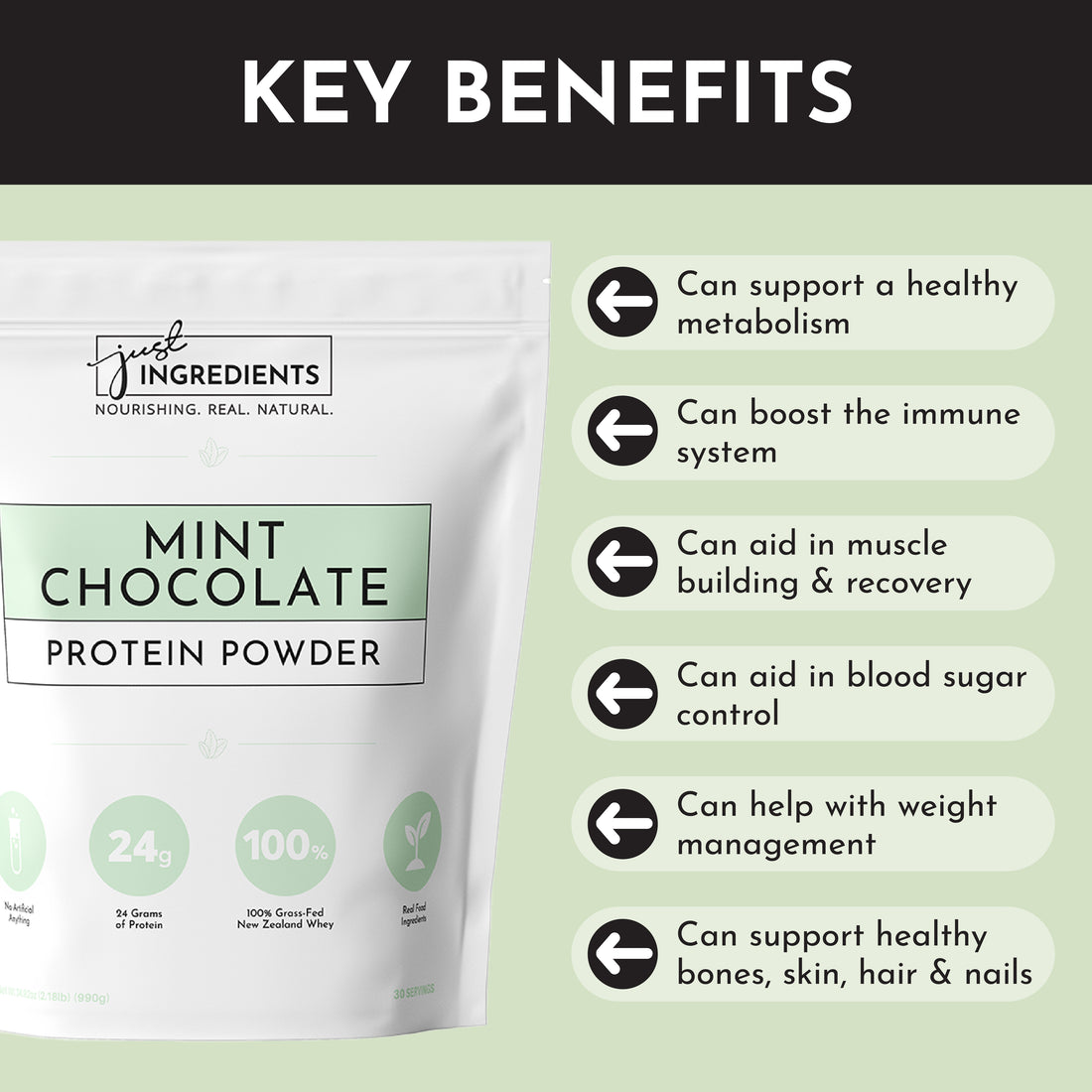 Mint Chocolate Protein Powder