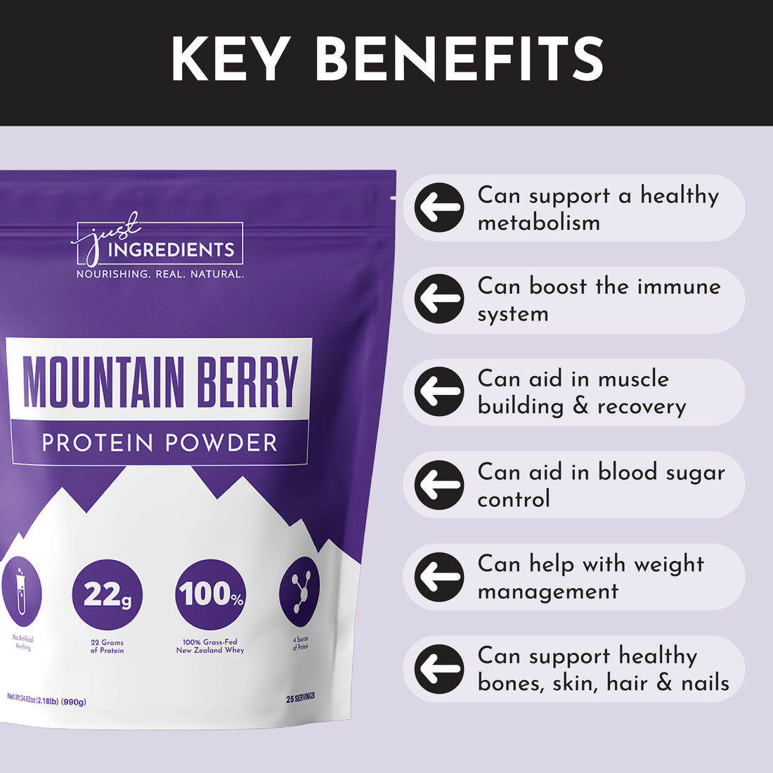 Mountain Berry Protein Powder