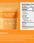 Orange Creamsicle Clear Protein Powder