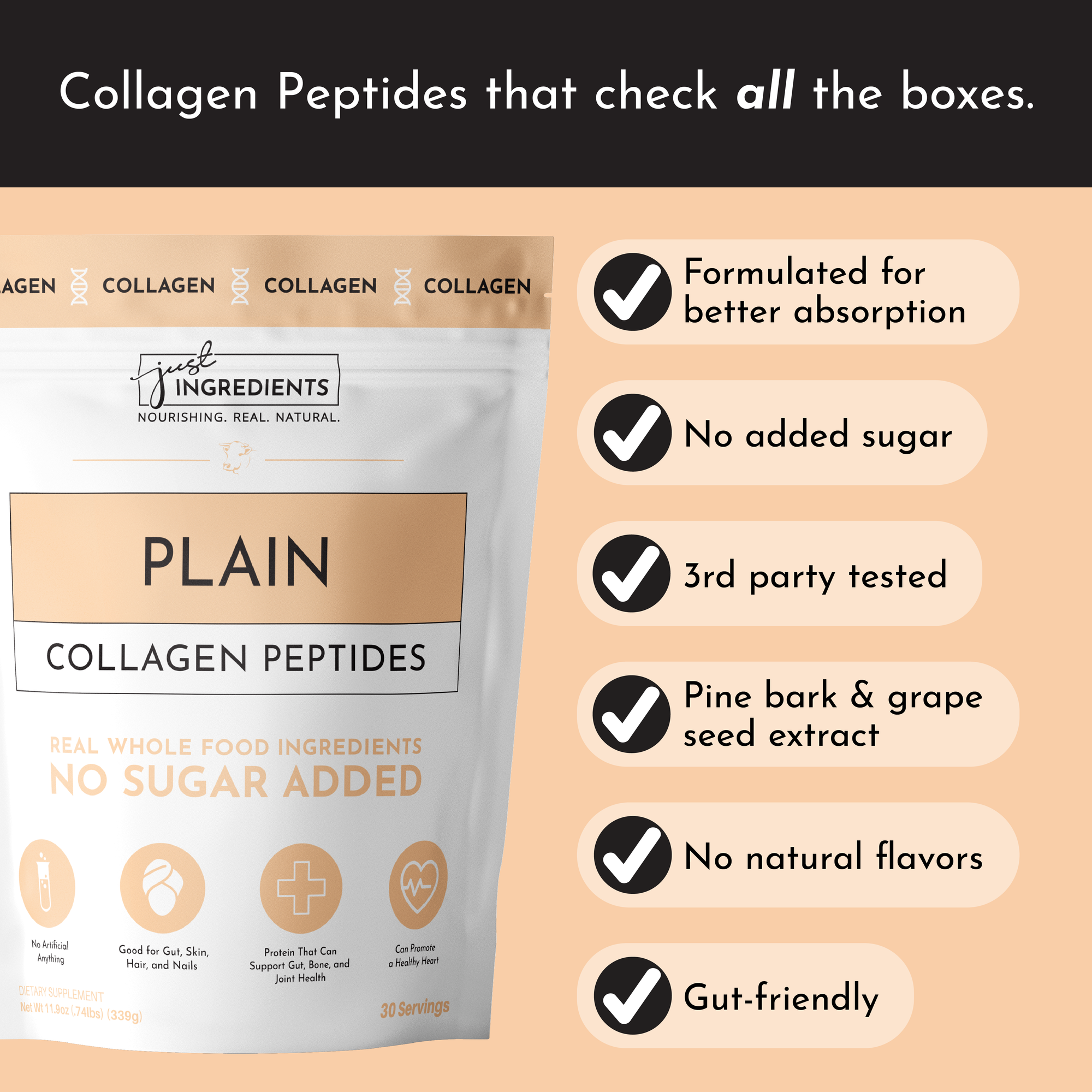 Plain Collagen Peptides