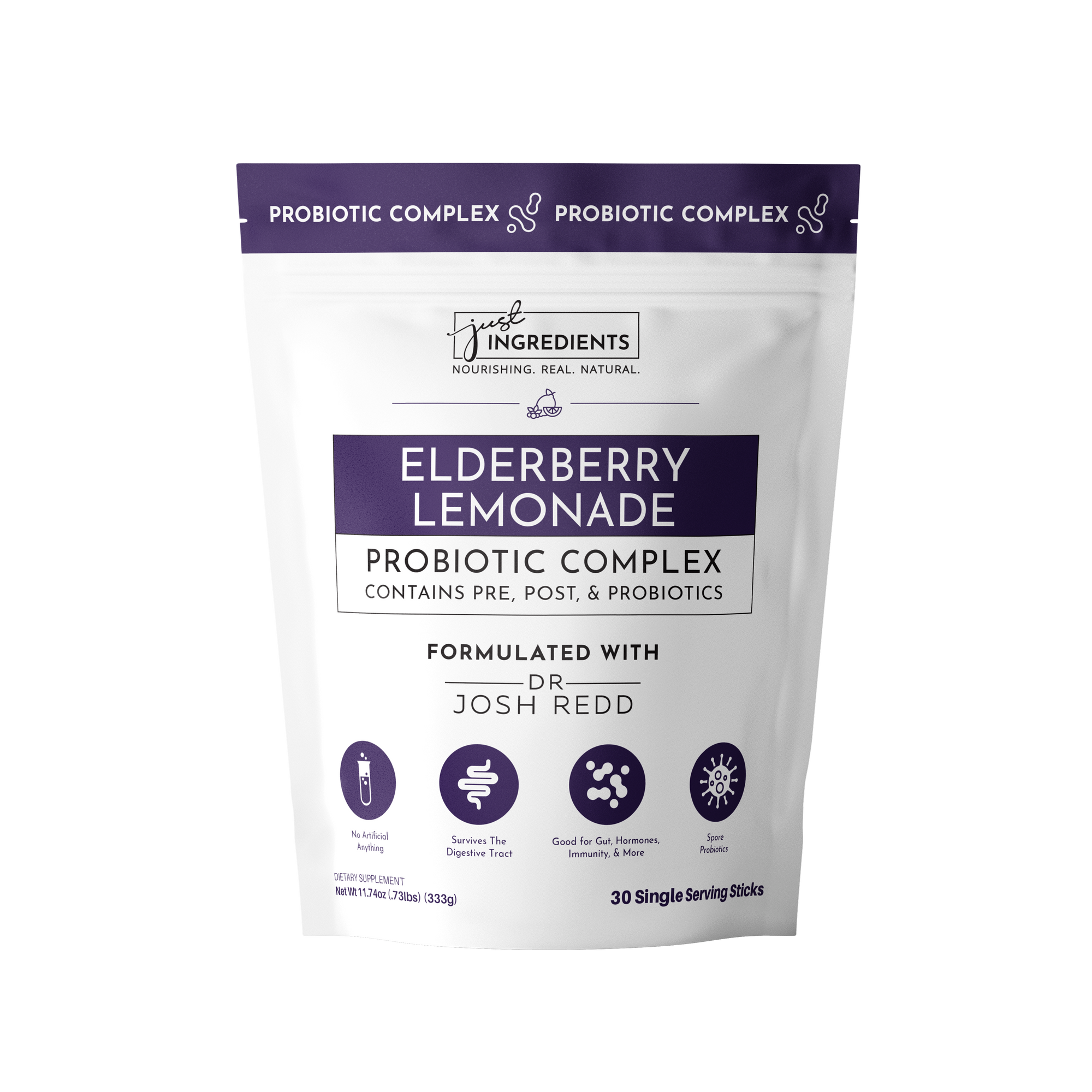 Elderberry Lemonade 3-In-1 Probiotic Complex