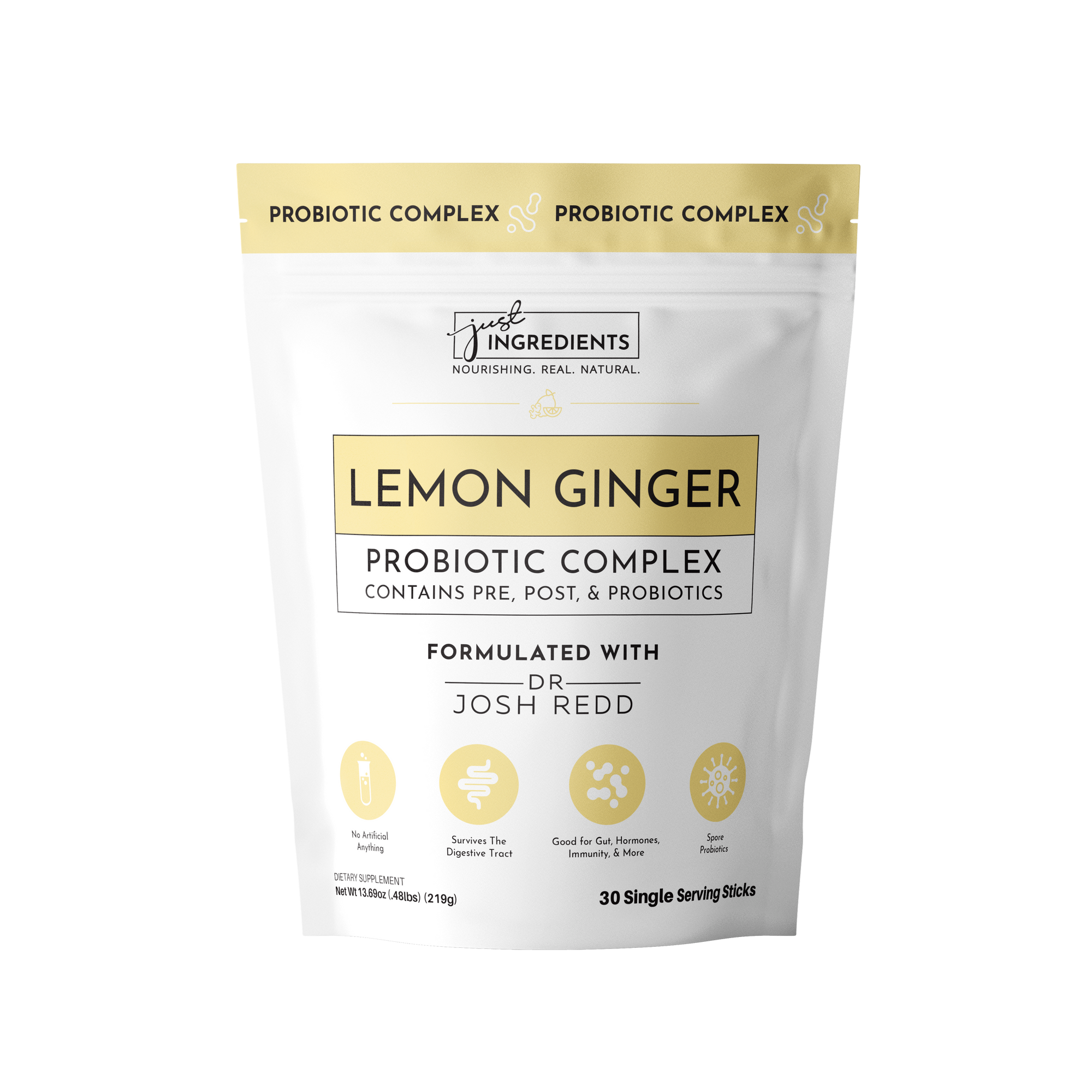 Lemon Ginger 3-In-1 Probiotic Complex