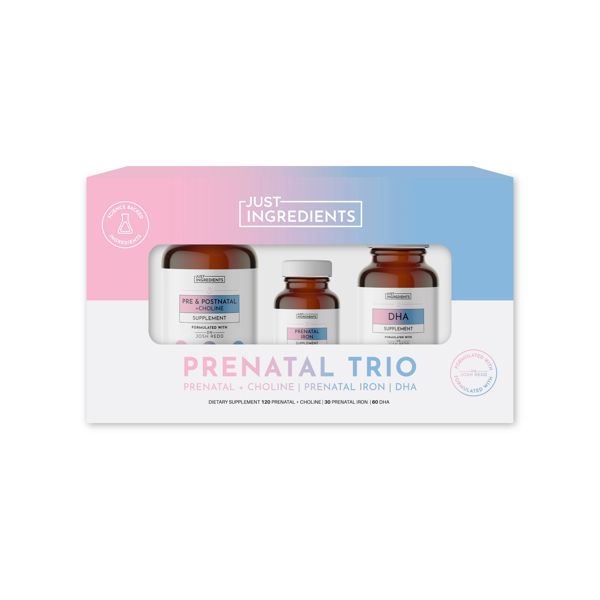 Prenatal &amp; Postnatal + DHA + Iron (Gift Box)