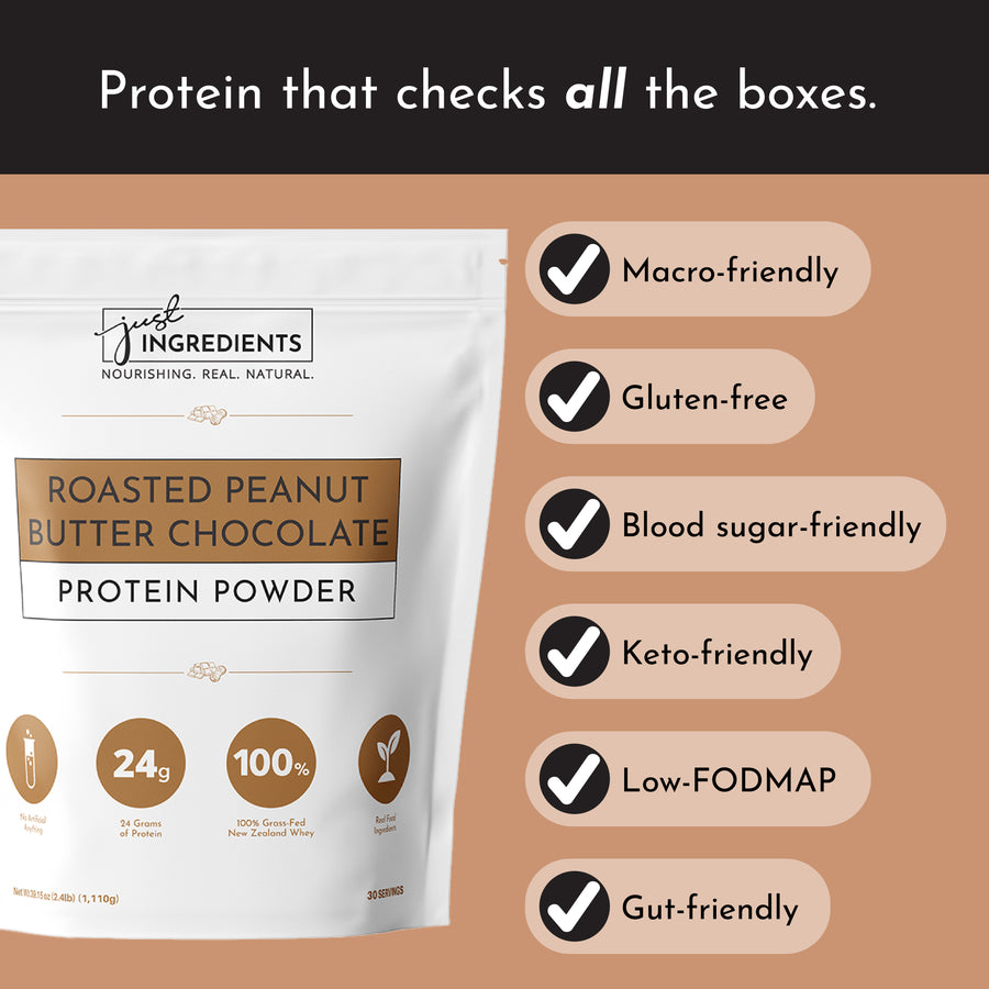 Roasted Peanut Butter Chocolate Protein Powder