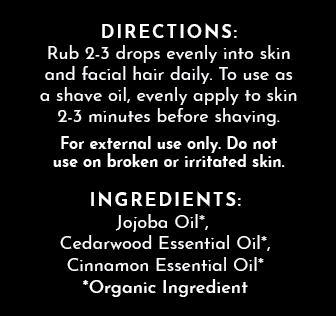 Cedarwood Spice Face Serum