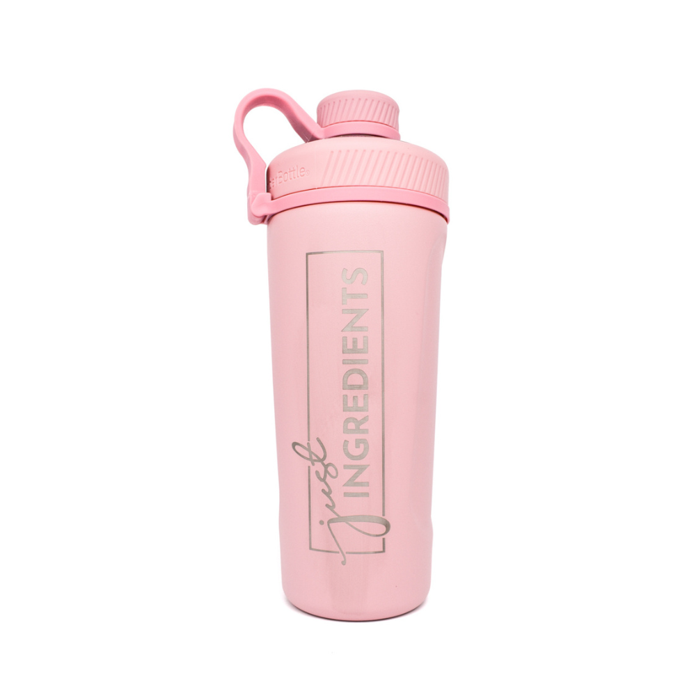 Pink Stainless Steel Shaker Bottle (26oz)