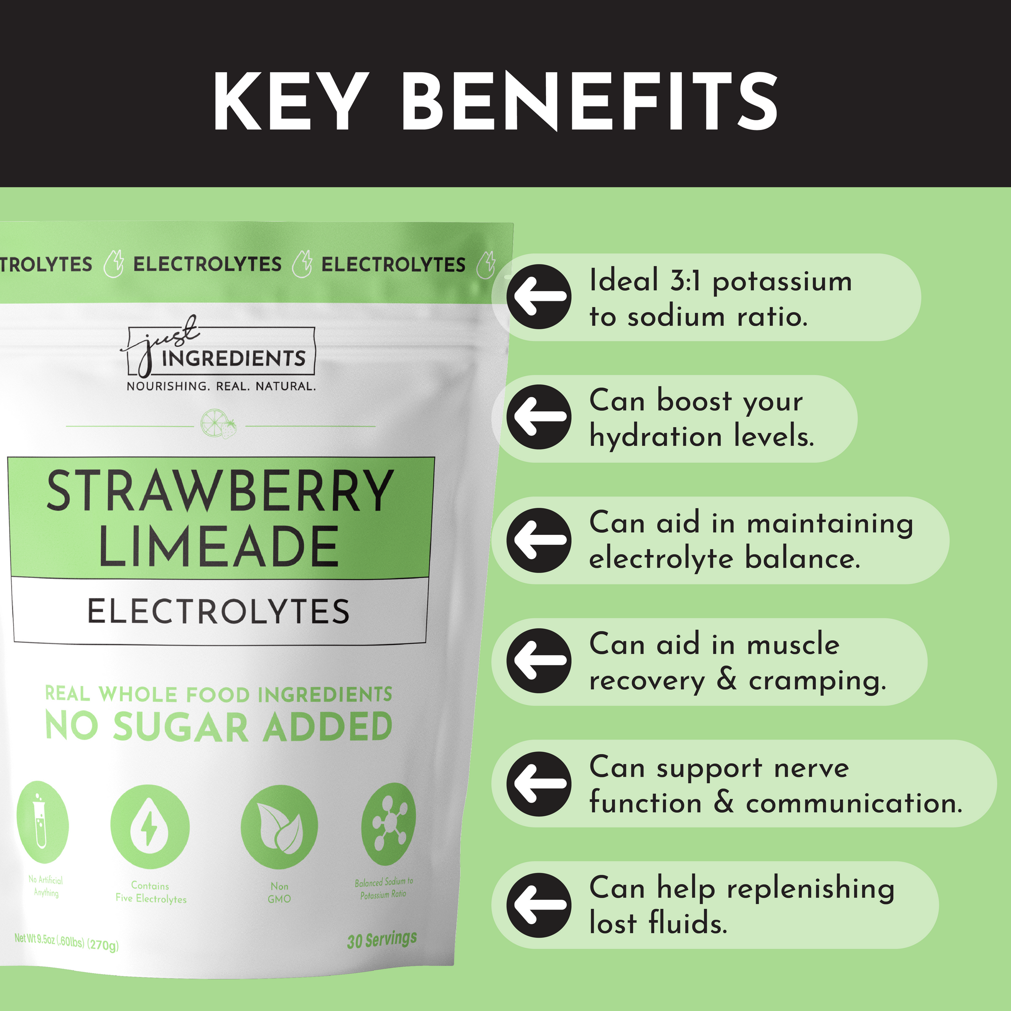 Strawberry Limeade Electrolytes