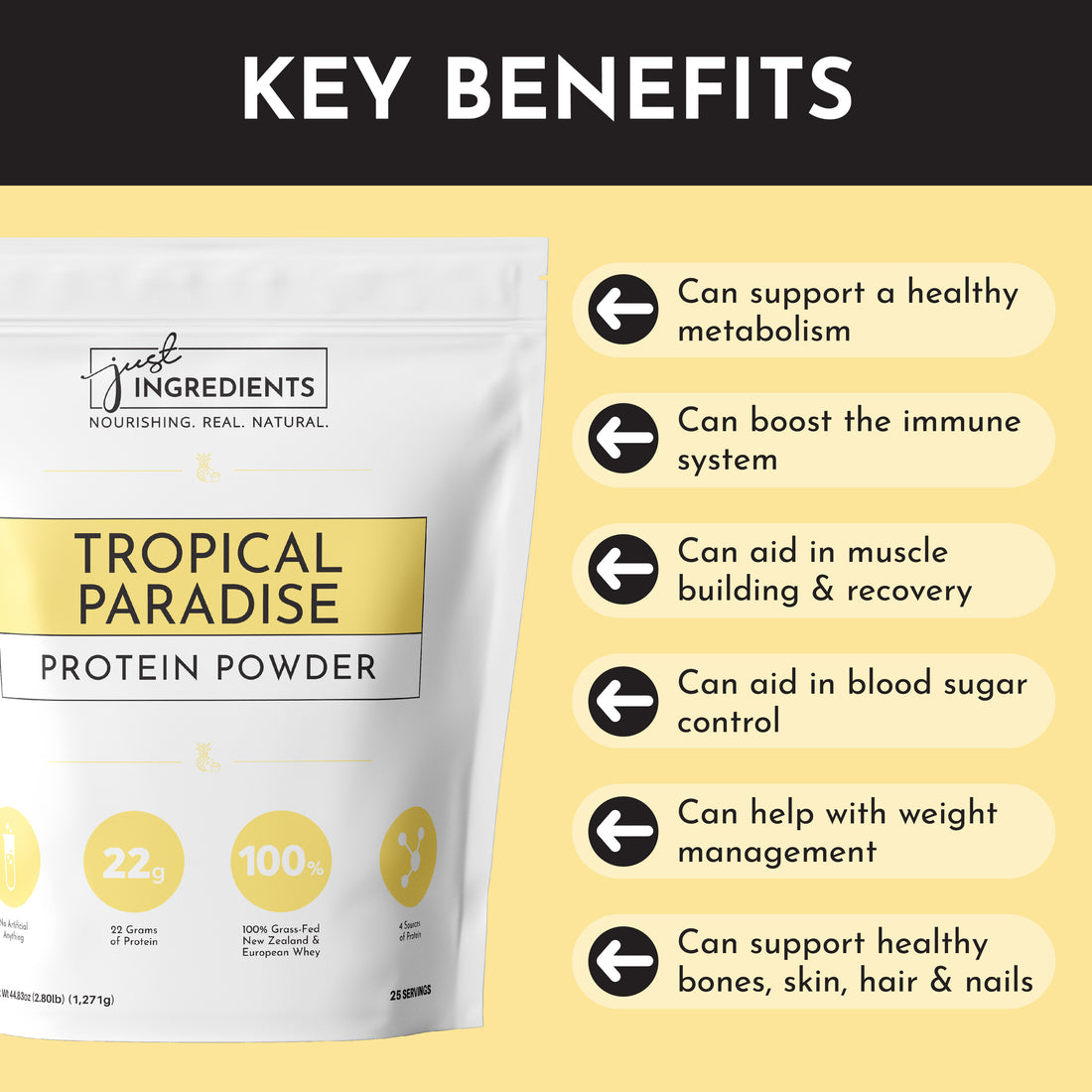 Seasonal Tropical Paradise Protein Powder