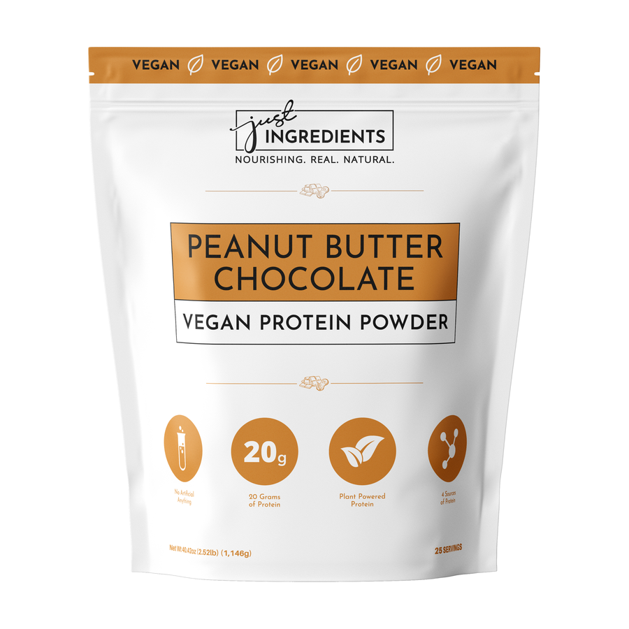 Vegan Peanut Butter Chocolate Protein Powder