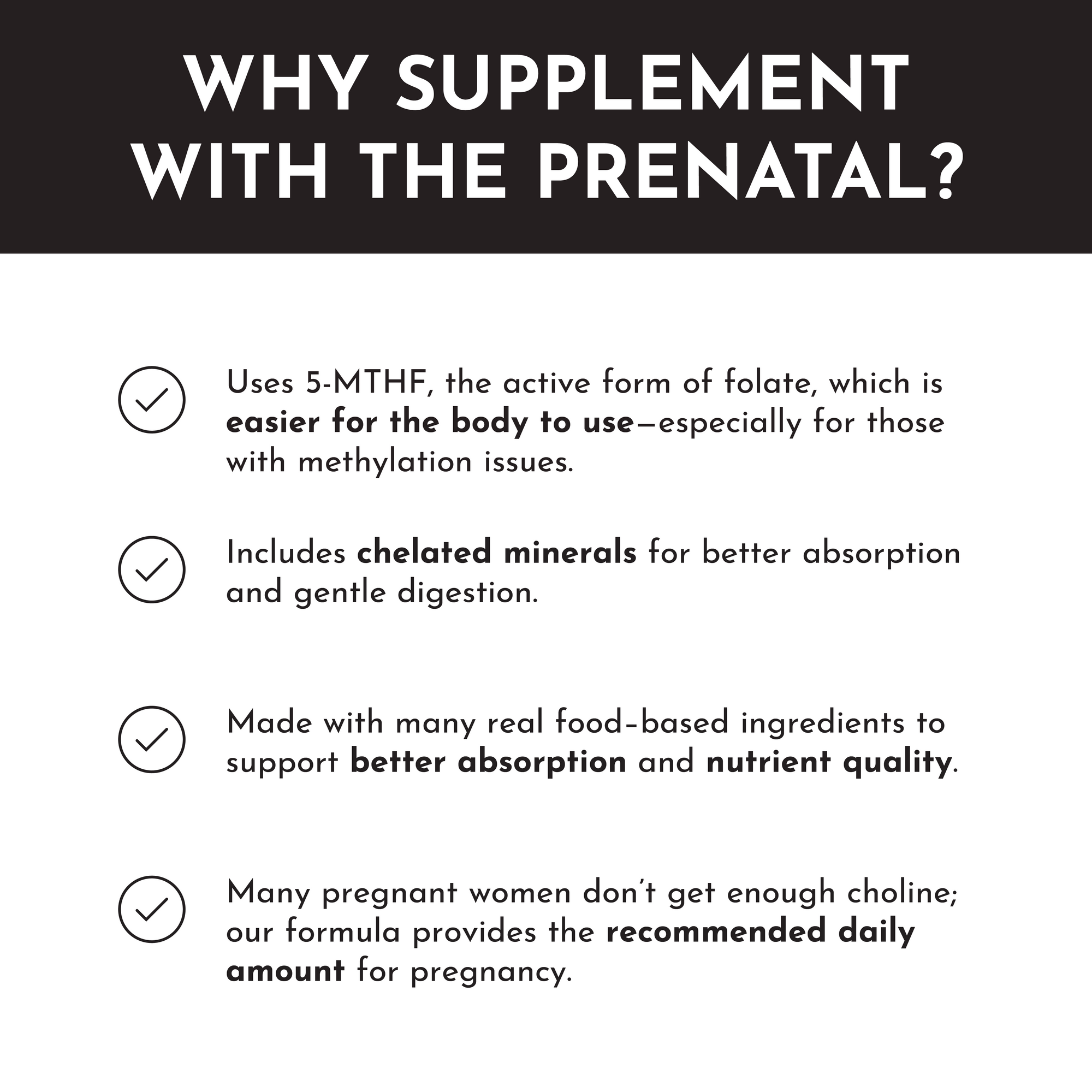Prenatal &amp; Postnatal + DHA