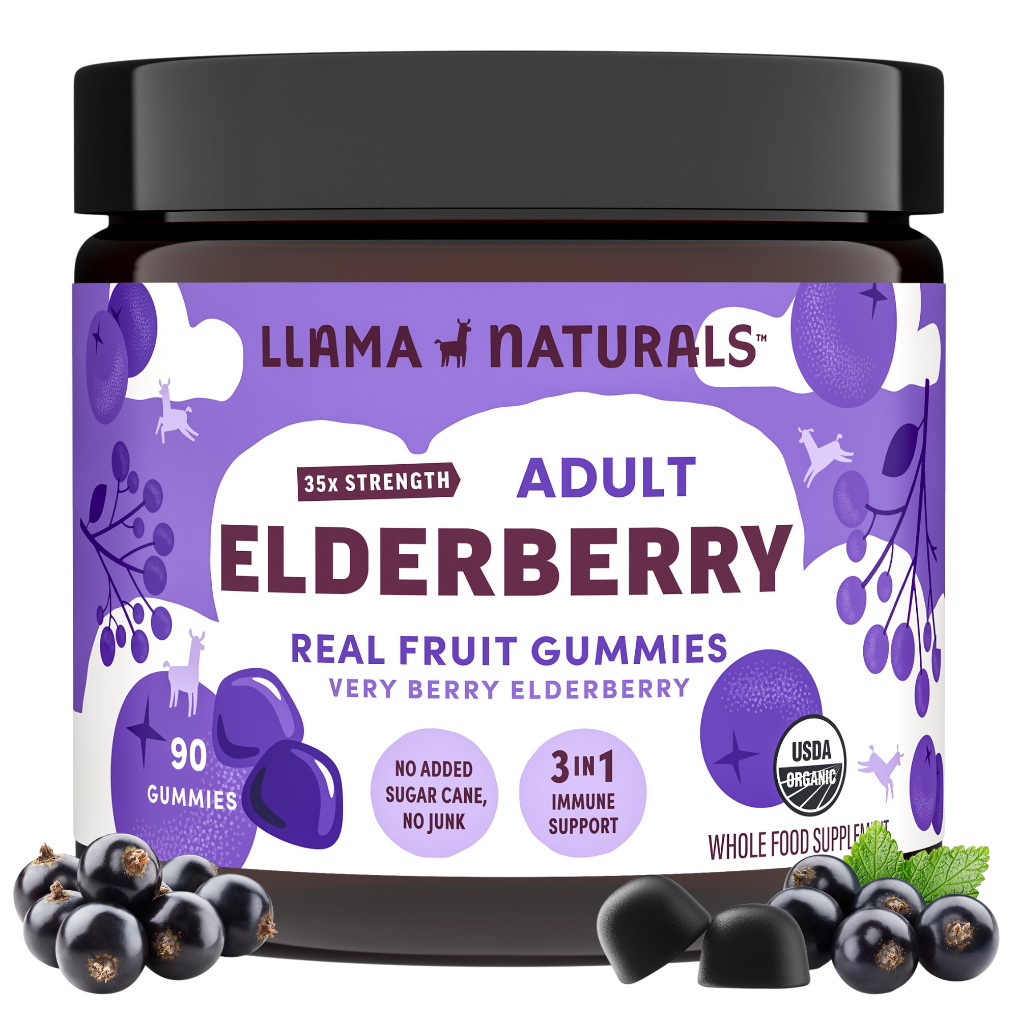 LLAMA NATURALS ELDERBERRY