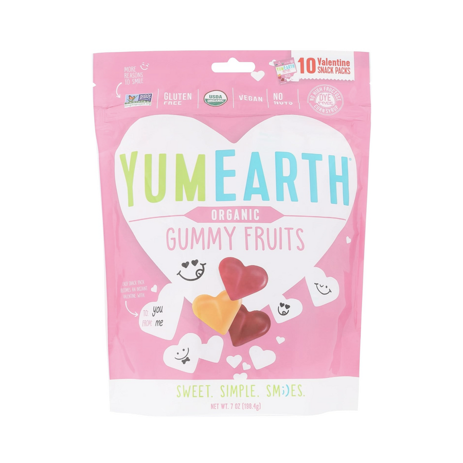 YUM EARTH VALENTINES CANDY