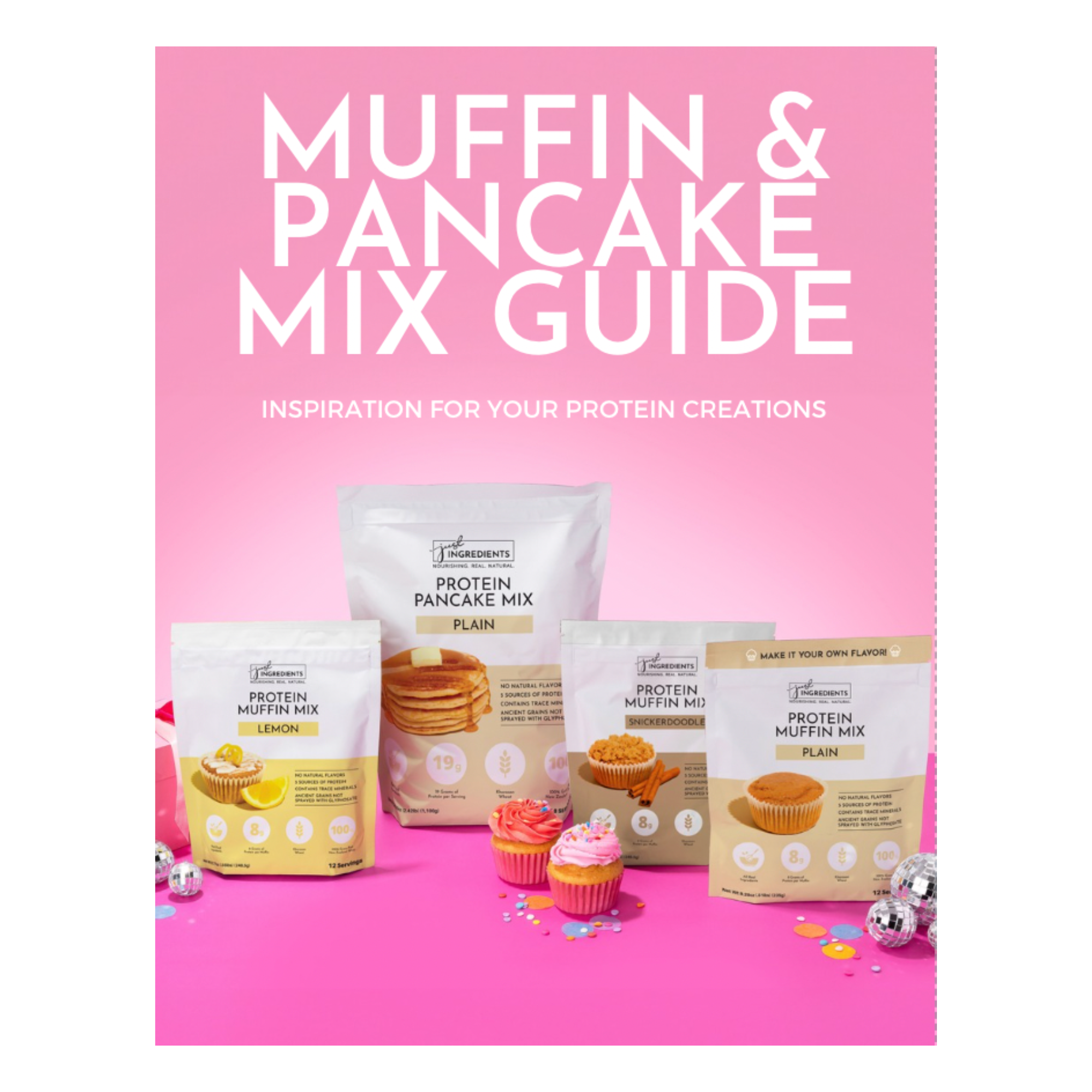 Just Ingredients Muffin &amp; Pancake Mix Guide