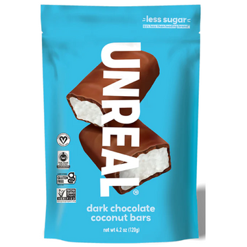 UNREAL CANDY DARK CHOCOLATE COCONUT BARS