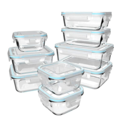 GLASS STORAGE CONTAINERS