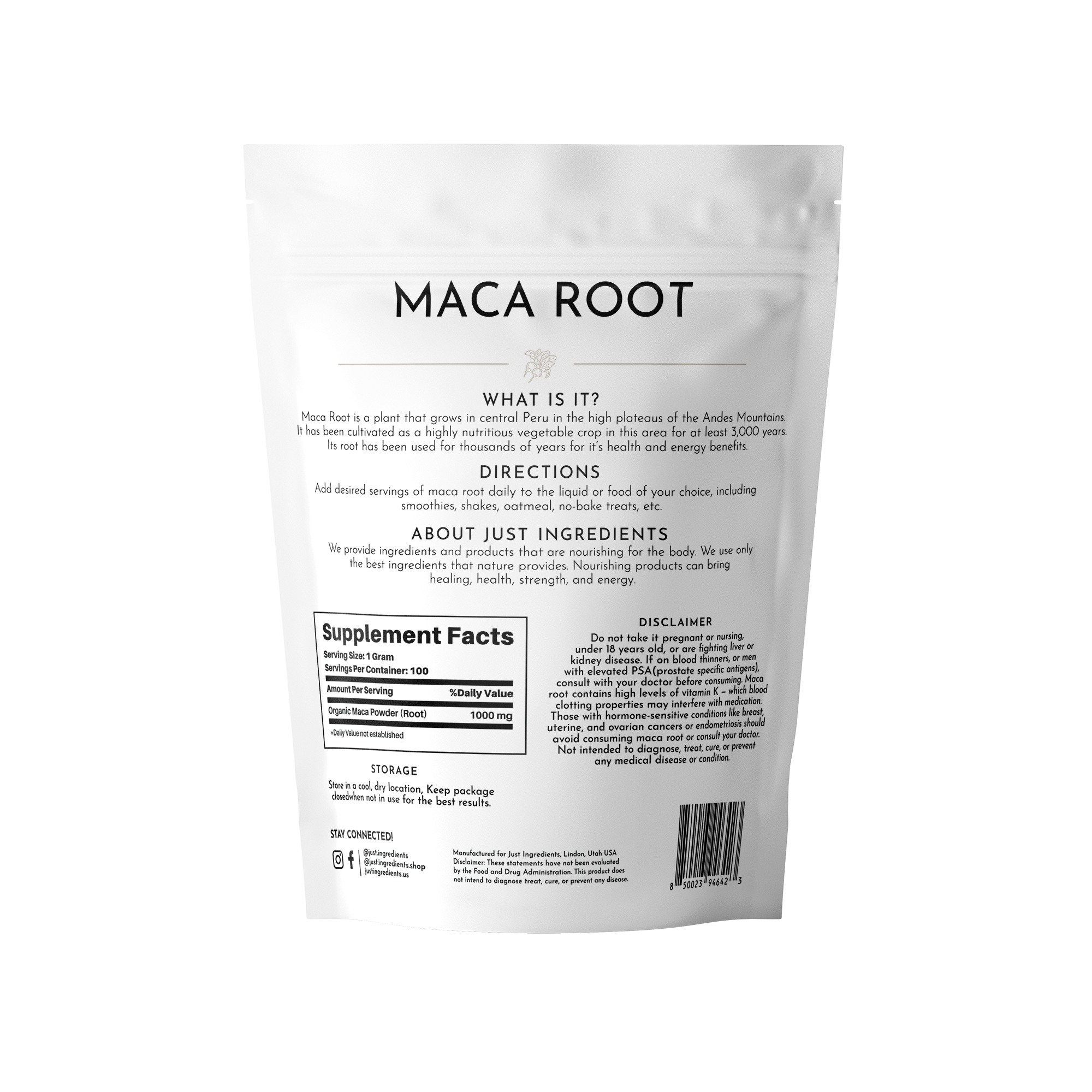 Organic Maca Root