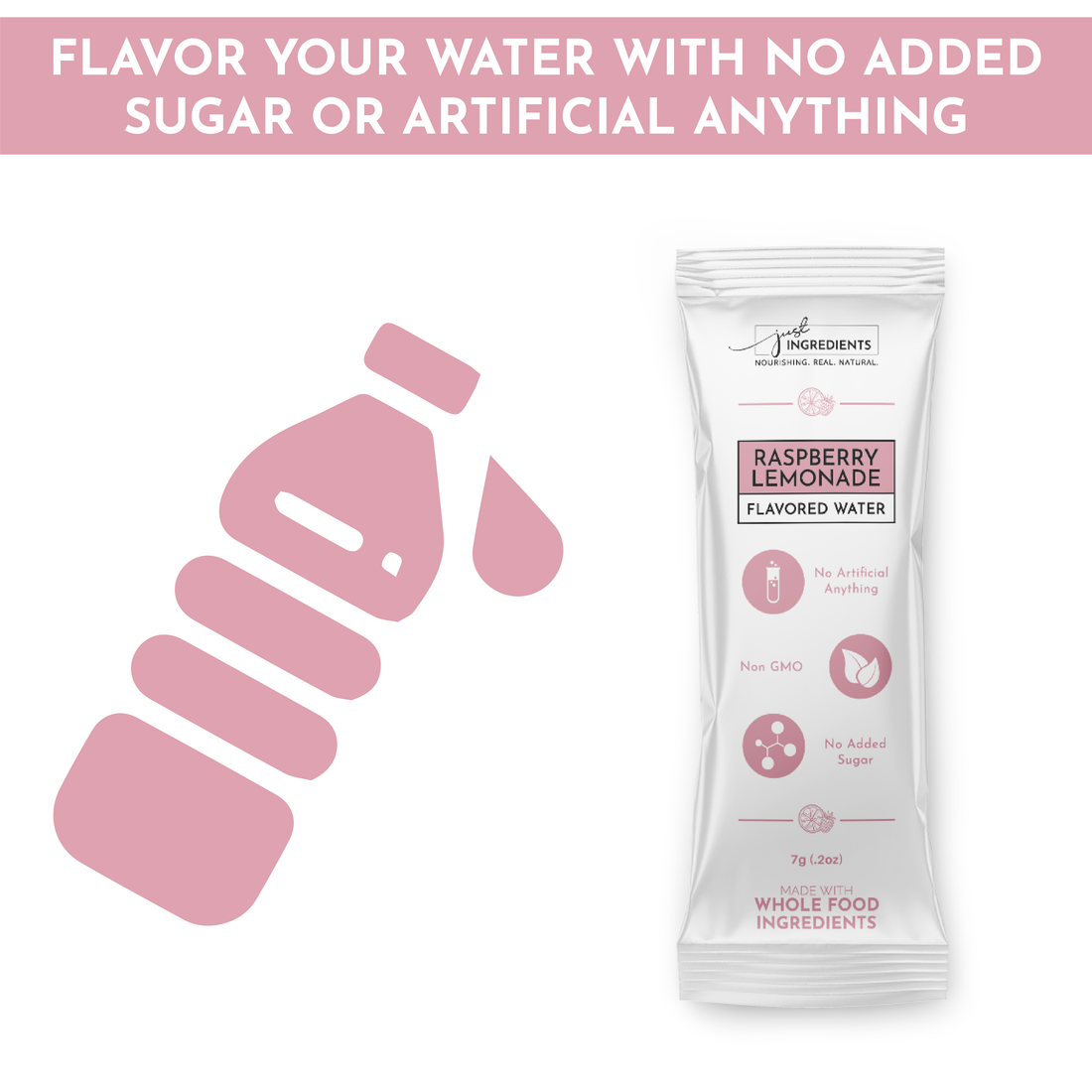 Raspberry Lemonade Flavored Water Single Serving Packs (20)