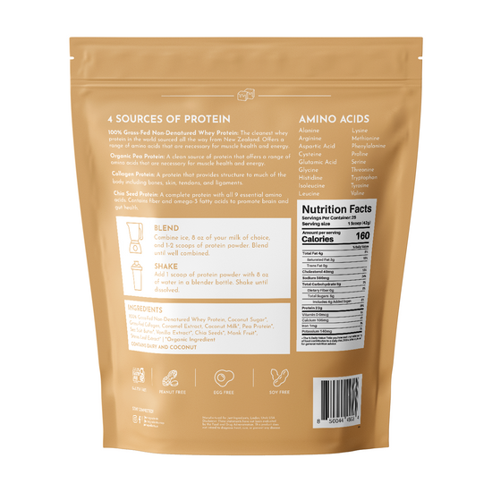 Salted Caramel Protein Powder Just Ingredients