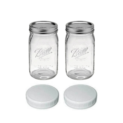 WIDE MOUTH MASON JARS